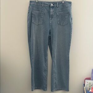 HALARA Straight Leg Jeans in Faded Blue XL